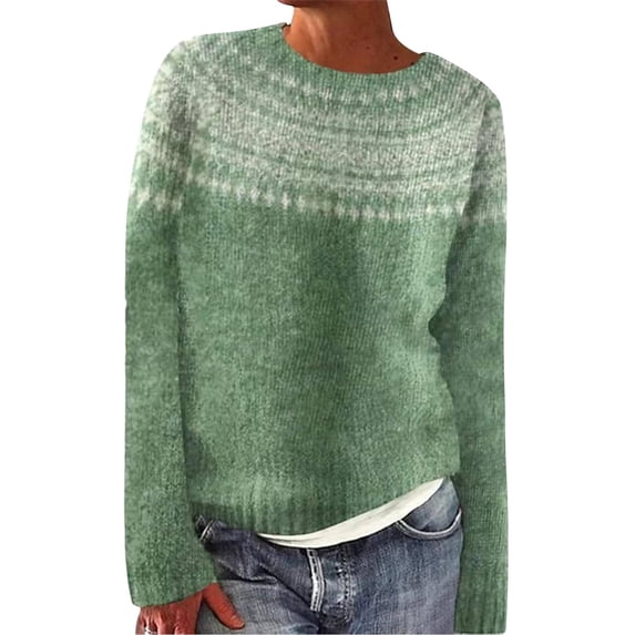 Sweaters for Women Suitable Fall and Winter Comfortable and resistant to pilling Green S Womens Sweaters