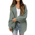 thumbnail image 1 of Sweaters for Women Suitable Fall and Winter Comfortable and resistant to pilling Green XXL Womens Sweaters, 1 of 5