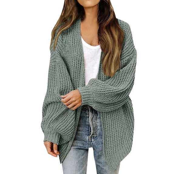 Sweaters for Women Suitable Fall and Winter Comfortable and resistant to pilling Green XXL Womens Sweaters