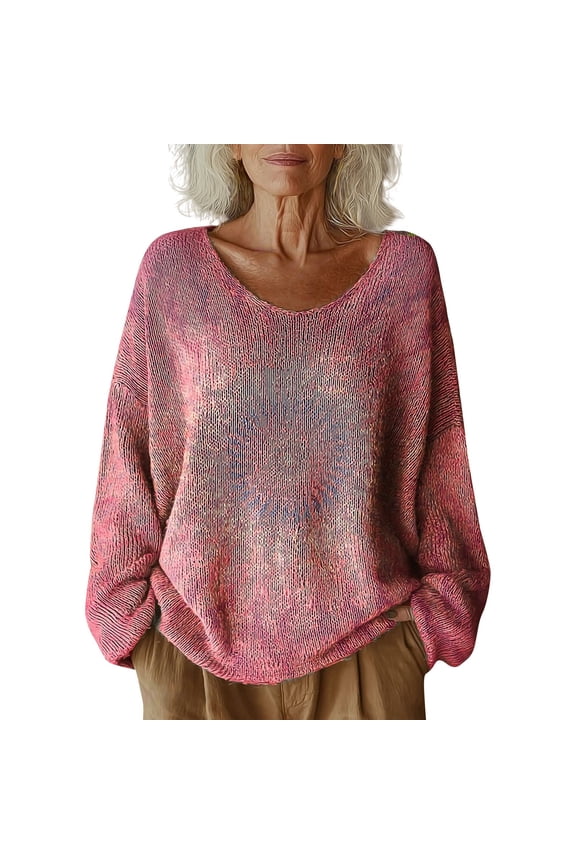 Sweaters for Women Suitable Fall and Winter Comfortable and resistant to pilling Pink M Womens Sweaters