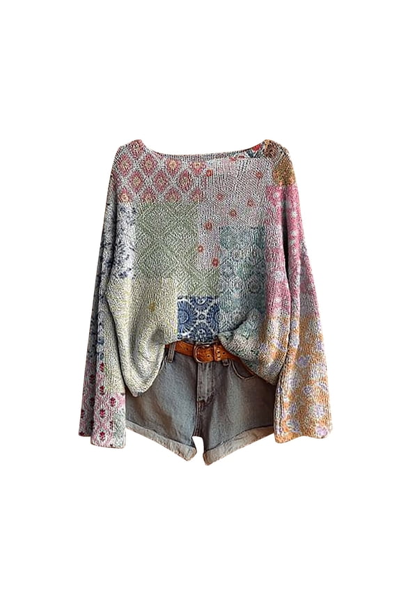 Sweaters for Women Suitable Fall and Winter Comfortable and resistant to pilling Pink XL Womens Sweaters