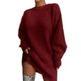thumbnail image 1 of Sweaters for Women Suitable Fall and Winter Comfortable and resistant to pilling Red S Womens Sweaters, 1 of 3