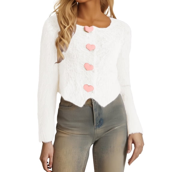 Sweaters for Women Suitable Fall and Winter Comfortable and resistant to pilling White L Womens Sweaters