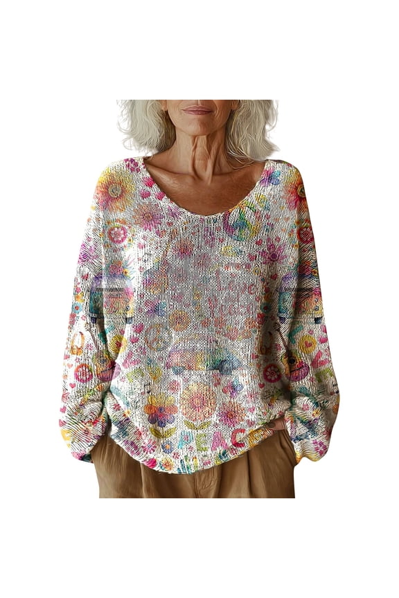 Sweaters for Women Suitable Fall and Winter Comfortable and resistant to pilling White XXL Womens Sweaters