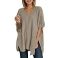thumbnail image 1 of Sweaters for Women Trendy Womens Fall Tops Pullover Sweater With Batwing Sleeves Stylish Knit Cardigan for Everyday Wear And Layering, 1 of 4