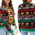 thumbnail image 1 of Sweaters for Women's Raindeer Ugly Christmas Sweater, Cute Holiday Sweater Funny Ugly Christmas Sweater Gifts for Women, 1 of 9