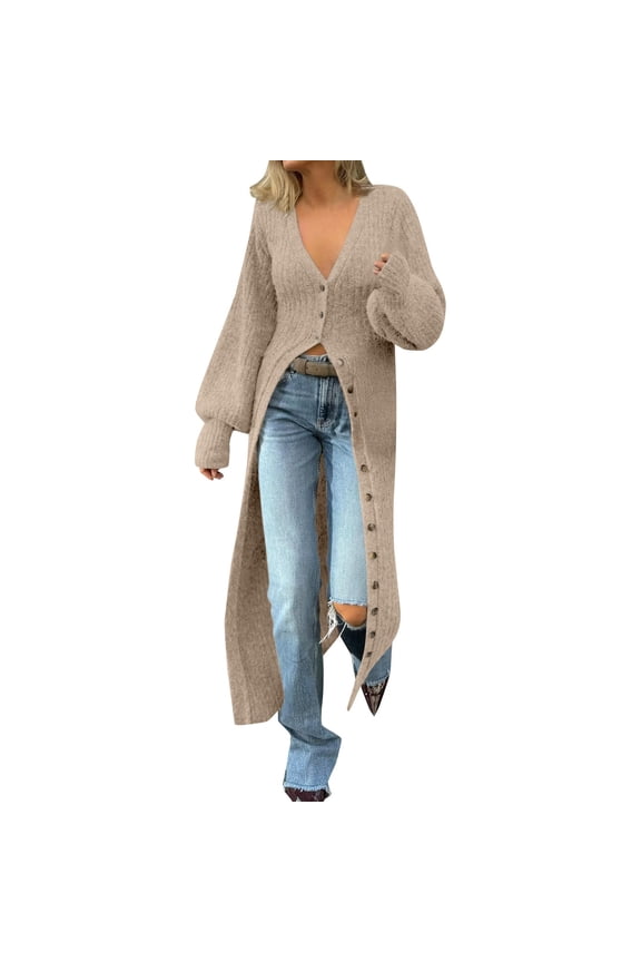 Sweaters for Womens Women Long Cardigan Sweater Womens Plus Size Coats Womans Plus Size Winter Coats Women's Coats for Winter Plus Size(L)