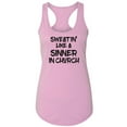 thumbnail image 1 of Sweatin Like A Sinner In Church Racerback Tank, 1 of 3