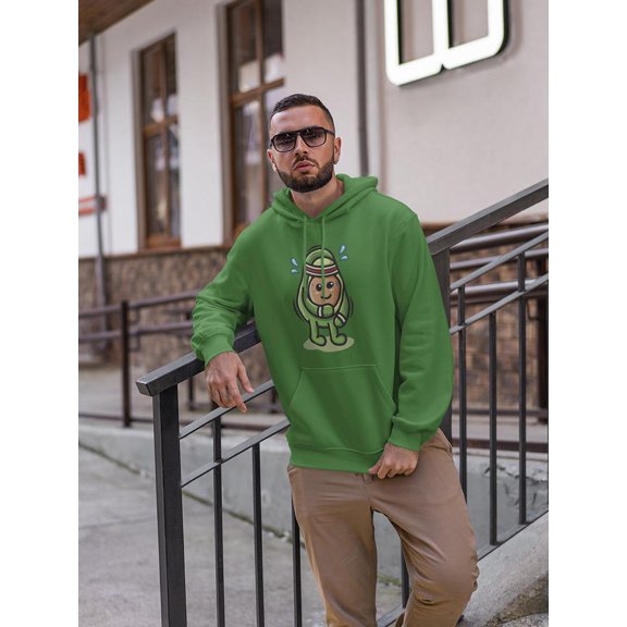 Sweating Avocado Hoodie Men's -Image by Shutterstock