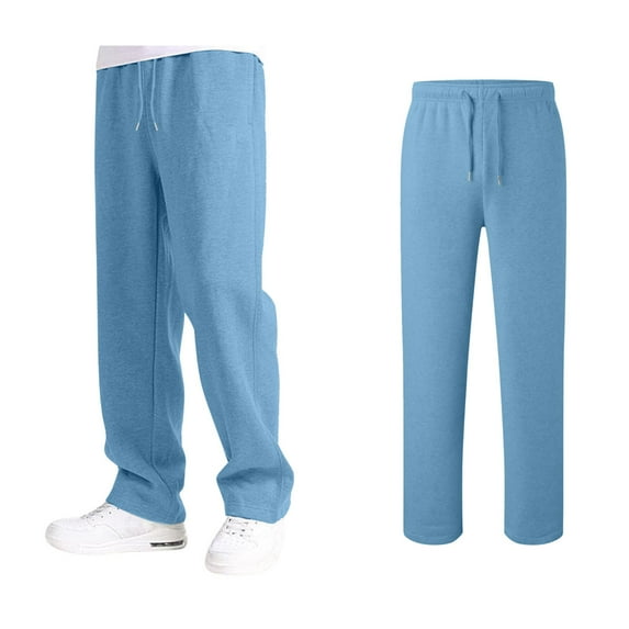 Sweatpants for Boys Boys' Athletic Pants Cotton Pull on Sweatpant with Pocket Drawstring Boy Uniform Pants Back To School Outfits Kid Girls Size 9-10 Years Pants