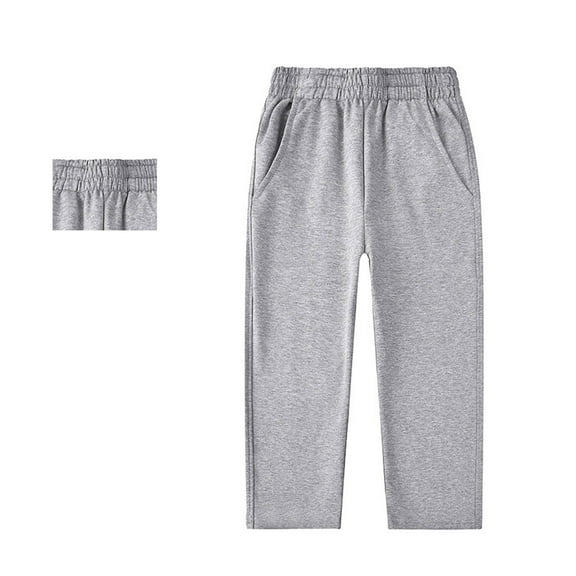 Sweatpants for Boys Boys Athletic Pants with Pockets Adjustable Drawstring Boy Uniform Pants Back To School Clothes for Boys Kid Boys Size 7-8 Years Sweatpants
