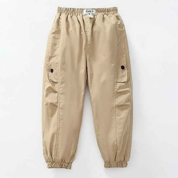 Sweatpants For Boys Girls 4-15 Years With Drawstring Pocket Fleece Athletic Active Soft Sweatpants Pull On Casual Pants Breathable Track Jogging Sweat Pants