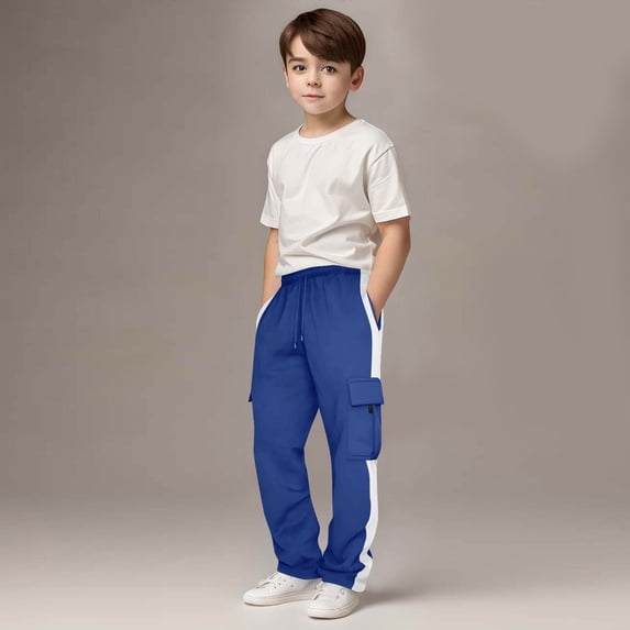 Sweatpants For Boys Girls 4-15 Years Fleece Fleece Athletic Active Soft Sweatpants Pull On Casual Pants Joggers Hiking Pants Quick Dry Lightweight Sweatpants
