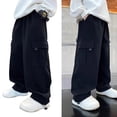thumbnail image 1 of Sweatpants for Boys Joggers for Boys Cotton Pull on Sweatpant with Pocket Drawstring Boys Uniform Pants Back To School Clothes Teen Boys Athletic Pants Size 14-15Years, 1 of 8