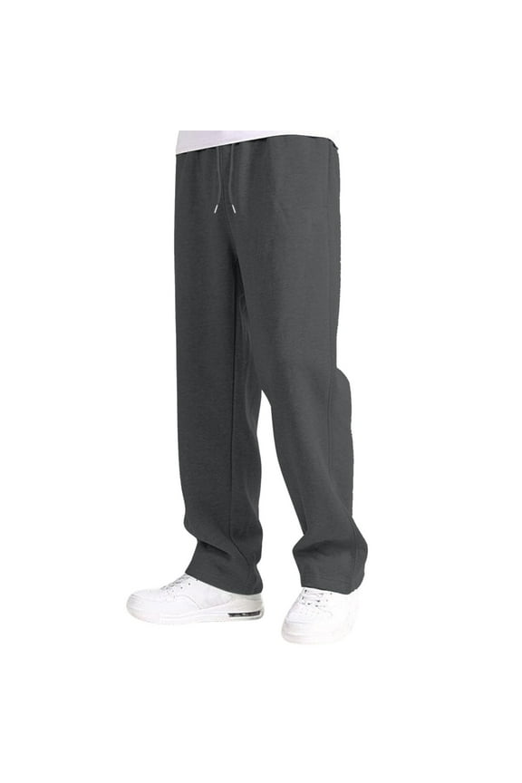 Sweatpants For Boys Baseball Pants Youth Boys Boys' Open Bottom Fleece Sweatpants with Pockets