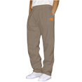 thumbnail image 1 of Sweatpants For Men Baggy Wide Leg Sweat Pants Drawstring Elastic Waist Sweatpants With Pockets Workout Track Pants, 1 of 4