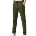 thumbnail image 1 of Sweatpants For Men Quick Dry Breathable Pants Stretch Elastic Waist Drawstring Active Hiking Trousers With Pockets, 1 of 3