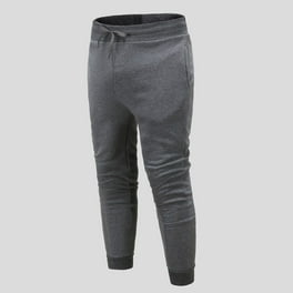 Baocc Joggers for Men Mens Autumn and Winter High Street Fashion Leisure Loose Sports Running Solid Color Lace up Pants Sweater Pants Trousers Mens Sweatpants Dark Gray S Walmart