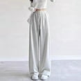 thumbnail image 1 of Sweatpants For Teens Casual Straight Girls Wide Leg Sweatpants Grey Joggers For Girls Baggy Sweatpants Girl Pants Size 13-14 Years, 1 of 6