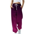 thumbnail image 1 of Sweatpants For Women Casual Gradient Color Lightweight Jogger Pants Lounge Workout Running Yoga Trousers With Pockets Dark Blue L, 1 of 5