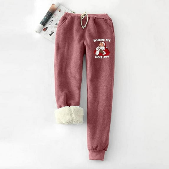 Sweatpants For Women Pajama PURCOLT Fashion Casual Printed Span High Waist Keep Warm Long Pants Full Length Pants Leggings Up to 65% off