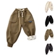thumbnail image 1 of Sweatpants for Girls Baggy Sweatpants for Girls Girls Pants Toddler Kids Baby Athletic Active Jogger Sweatpants Lined Thick Winter Warm Long Bottoms Trousers, 1 of 6