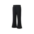 thumbnail image 1 of Sweatpants Girls Girls Flared Pants Casual Stretchy Bottom Leggings Soft Breathable Active Wear Pants Girls Black 4 Years-5 Years, 1 of 6