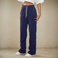 thumbnail image 1 of Sweatpants Girls High Waisted Wide Leg Baggy Athletic Pants with Drawstring Girl Sweatpants 7-8 Years, 1 of 8