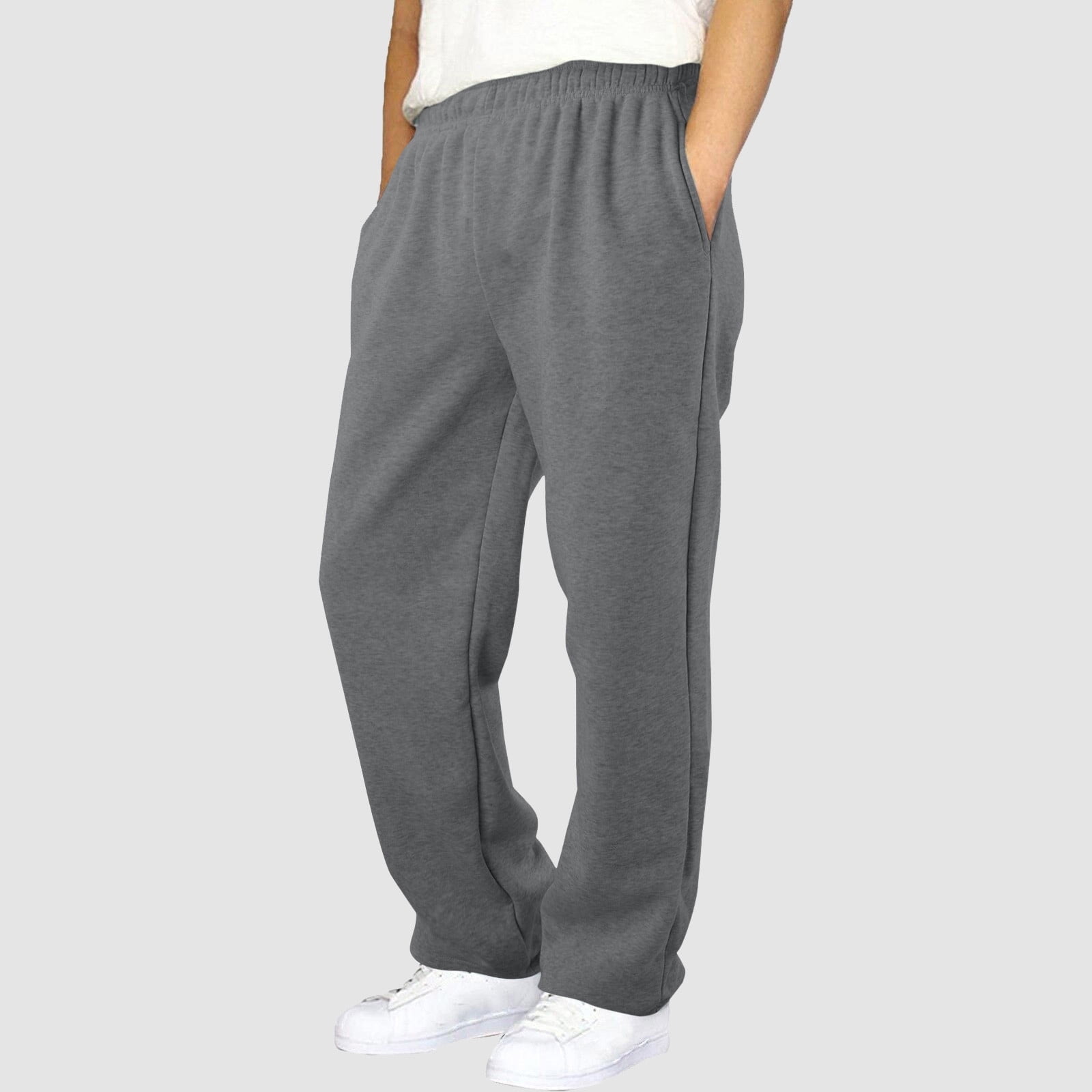 Sweatpants Grey Pants Toddler Drawstring Jogger Sweatpants with Pockets ...