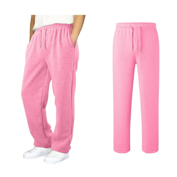 Sweatpants Joggers for Boys Cotton Pull on Sweatpant with Pocket Drawstring Kids Uniforms for Boys Boys Back To School Clothes Kid Size 5-6 Years Boys Sweatpants