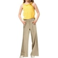 thumbnail image 1 of Sweatpants Kids Casual Straight Leg Sweatpants Khaki Joggers For Girls Baggy Pants Kids Girls Clothes 6-7 Years, 1 of 8