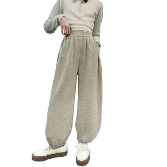 Sweatpants Kids High Waist Athletic Sweatpants with Pocket Boys' Pants 5-6 Years