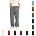 thumbnail image 1 of Sweatpants Kids Lightweight Joggers Sweatpants with Drawstring Pockets Open Bottom Kids Boy Pants 3-4 Years, 1 of 8
