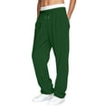thumbnail image 1 of Sweatpants Men Joggers for Men Men's Casual Pants With Double Layer Waistband Straight Leg Solid Joggers Comfortable Sweatpants for Everyday Wear, 1 of 7