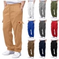 thumbnail image 1 of Sweatpants for Men Men's Lounge Pants Trouser Bottom Basic Active Jogger Sweatpants for Men Basic Running Drawstring Workout Sweat Pants Active Running Jogger Pants, 1 of 7