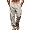 Sweatpants for Men Pack Solid Color Running Joggers Pants Athletic