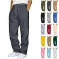 thumbnail image 1 of Sweatpants for Men Pants for Men Men's Joggers Mens Sweatpants with Pockets Stretch Lightweight Athletic Track Pants for Men Joggers Running Workout Gym,Dark Gray,5XL, 1 of 5