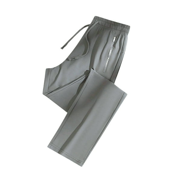 Sweatpants for Men with Pockets Mens Baggy Sweatpants Wide Leg Sweats Pants Loose Cotton Open Bottom Joggers with Pockets Y2k Tall Trousers Streetwear