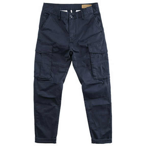 Sweatpants for Men – Stretch Joggers for Fitness and Travel Mens Casual Waist Color Sports Hat Woven Pocket Foot Rope Solid Pants Street Cargo Tie Mens Cargo Pants