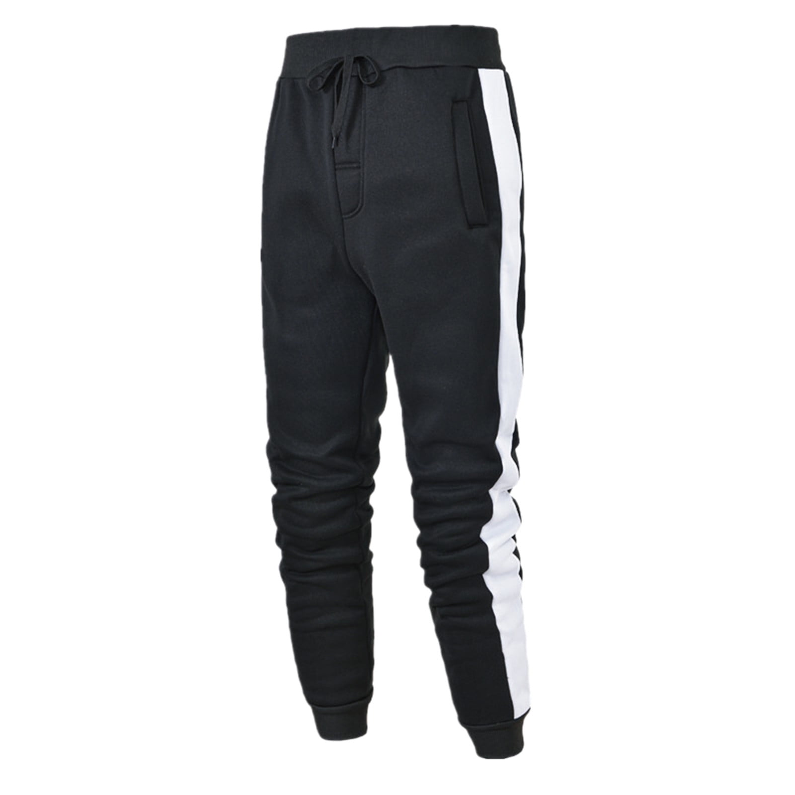 Sweatpants Men Workout Lounge Joggersmens Cargo Jogger Sweatpants Open Bottom Track Pants Men