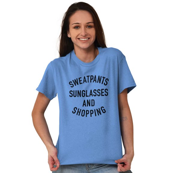 Sweatpants Sunglasses Shopping Summer Women's Plus Size Graphic Tee Brisco Brands 3X