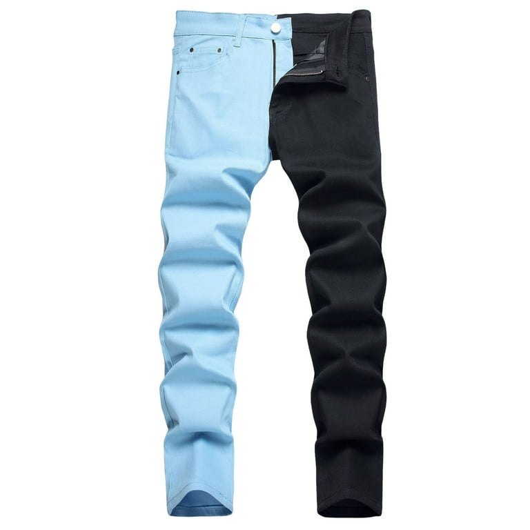 Denim look sweatpants discount