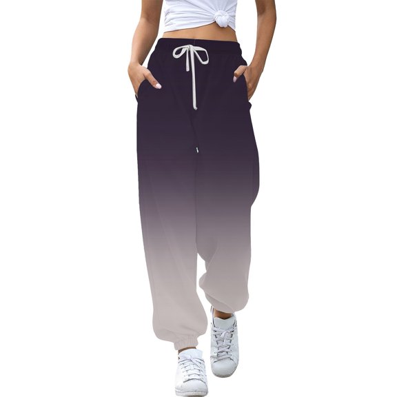 Sweatpants Women, Audhol Women's Bottom Sweatpants Joggers Pants Workout High Waisted Yoga Pants with Pockets Womens Joggers Rose Gold 4XL