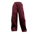 thumbnail image 1 of Sweatpants Women Baggy Cargo Pants Streetwear Hip Hop Joggers Sweatpants Drawstring Casual Loose Wide Leg Trousers Winter Fall Women's Pants Clearance, 1 of 7