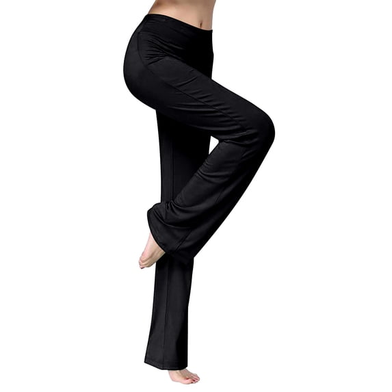 Sweatpants Women Casual Spring And Summer Yoga Pants Outdoor Straight Leg Dance Pants With Pockets Flared Loose Sportswear Soft Modal Fabric L High Pull Pants