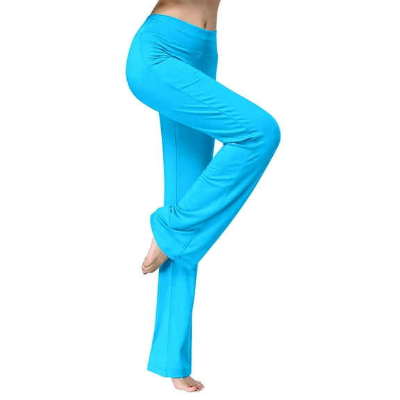 Sweatpants Women Casual Spring And Summer Yoga Pants Outdoor Straight Leg Dance Pants With Pockets Flared Loose Sportswear Soft Modal Fabric M High Pull Pants