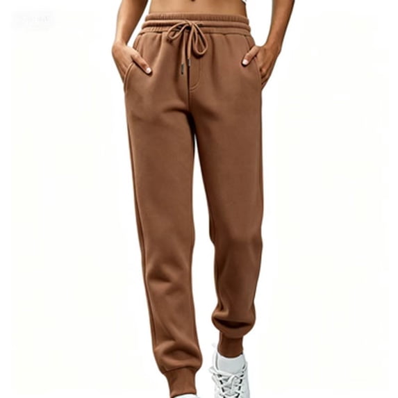 Sweatpants for Women High Waisted Joggers with Pockets Drawstring, Elastic Waist,Tapered Joggers for Workout, Lounge, Travel, Casual,Winter Fashion Sweatpants