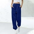thumbnail image 1 of Sweatpants Women Joggers for Women High Waist Button Down Pants with Pockets Comfy Yoga Pants for Workout Running Casual Wear, 1 of 4