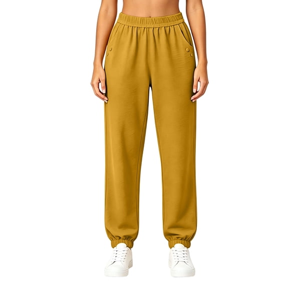 Sweatpants Women Lightweight Tapered Track Pants Workout Gym Active High Waisted Comfy Joggers Fall Clothes