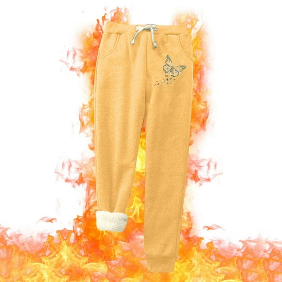 Sweatpants Women PURCOLT Fashion Casual Printed Span Ladies High Waist Keep Warm Long Pants Full Length Pants Leggings Up to 65% off